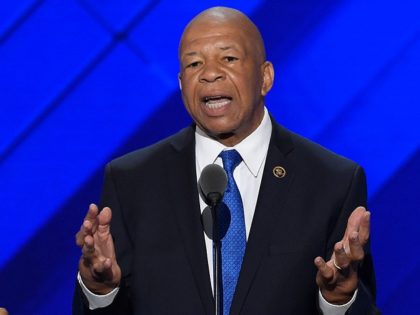 US Representative Elijah Cummings speaks during Day 1 of the Democratic National Convention at the Wells Fargo Center in Philadelphia, Pennsylvania, July 25, 2016. / AFP / SAUL LOEB (Photo credit should read SAUL LOEB/AFP/Getty Images)