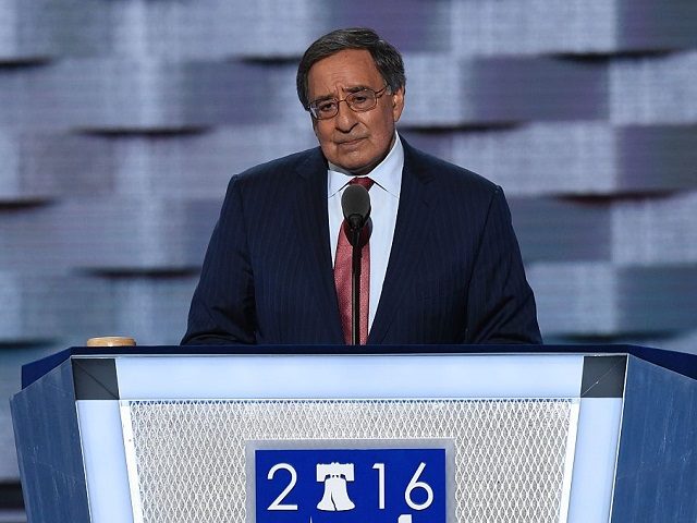 Former Congressman and Secretary of Defense Leon Panetta speaks during the third evening session of the Democratic National Convention at the Wells Fargo Center in Philadelphia, Pennsylvania, July 27, 2016. / AFP / SAUL LOEB (Photo credit should read SAUL LOEB/AFP/Getty Images)