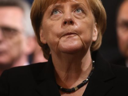 MUNICH, GERMANY - JULY 31: German chancellor Angela Merkel attends a memorial service for
