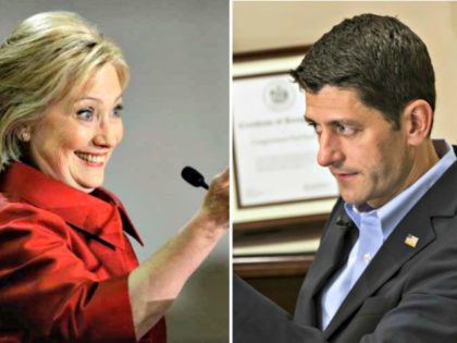 Hillary and Ryan AP Photos