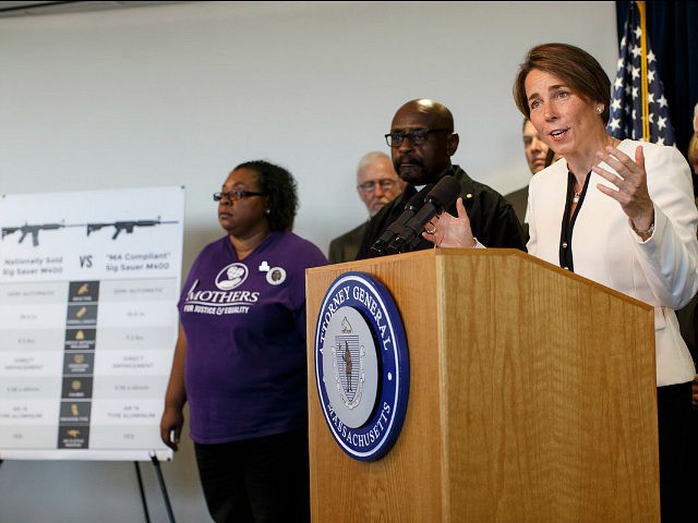 BOSTON - JULY 20: Massachusetts Attorney General Maura Healey speaks during a news confere