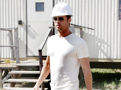 NEW ORLEANS, CA - AUGUST 21: Brad Pitt walks at …