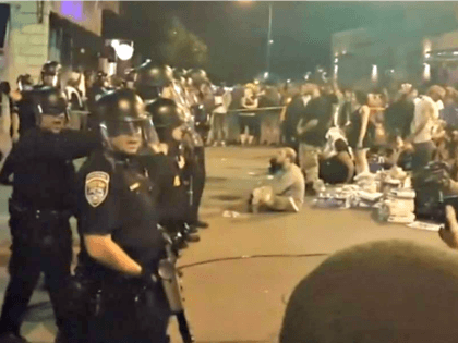 Police vs. BLM nbcnews