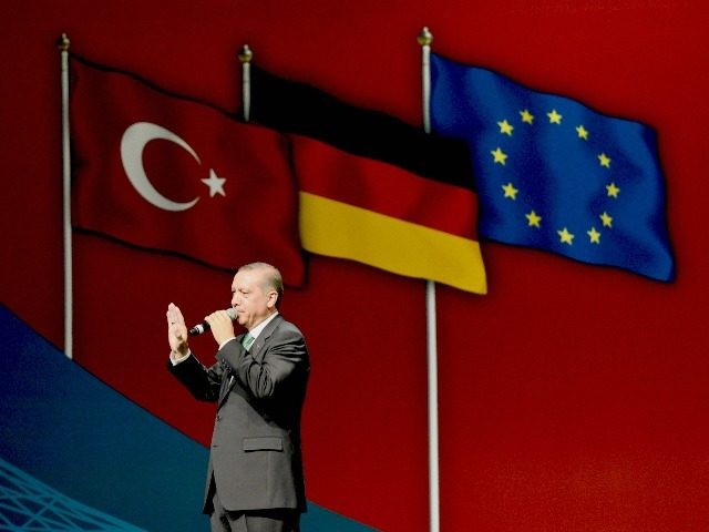 COLOGNE, GERMANY - MAY 24: Turkish Prime Minister Recep Tayyip …
