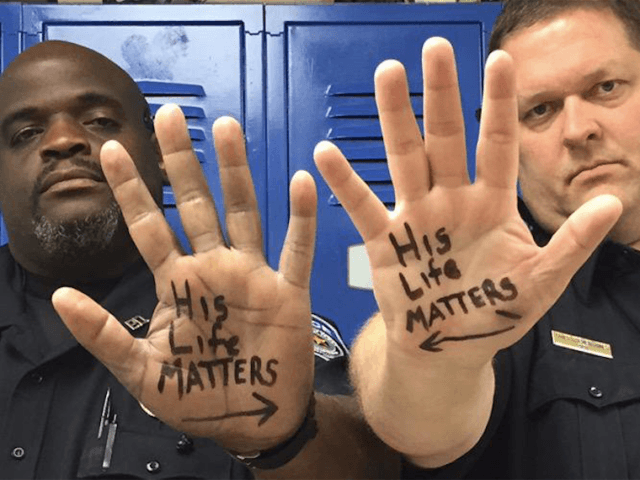 Police his life matters (Trinity Police / Twitter)