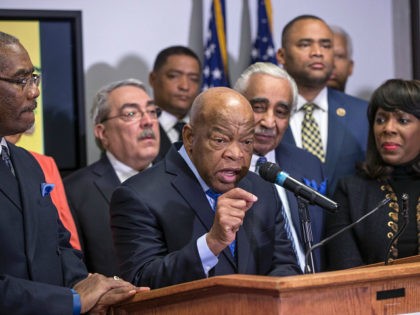 Rep. John Lewis, D-Ga., a leader of the civil rights movement, joins the Congressional Bla