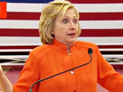 hillary clinton in orange