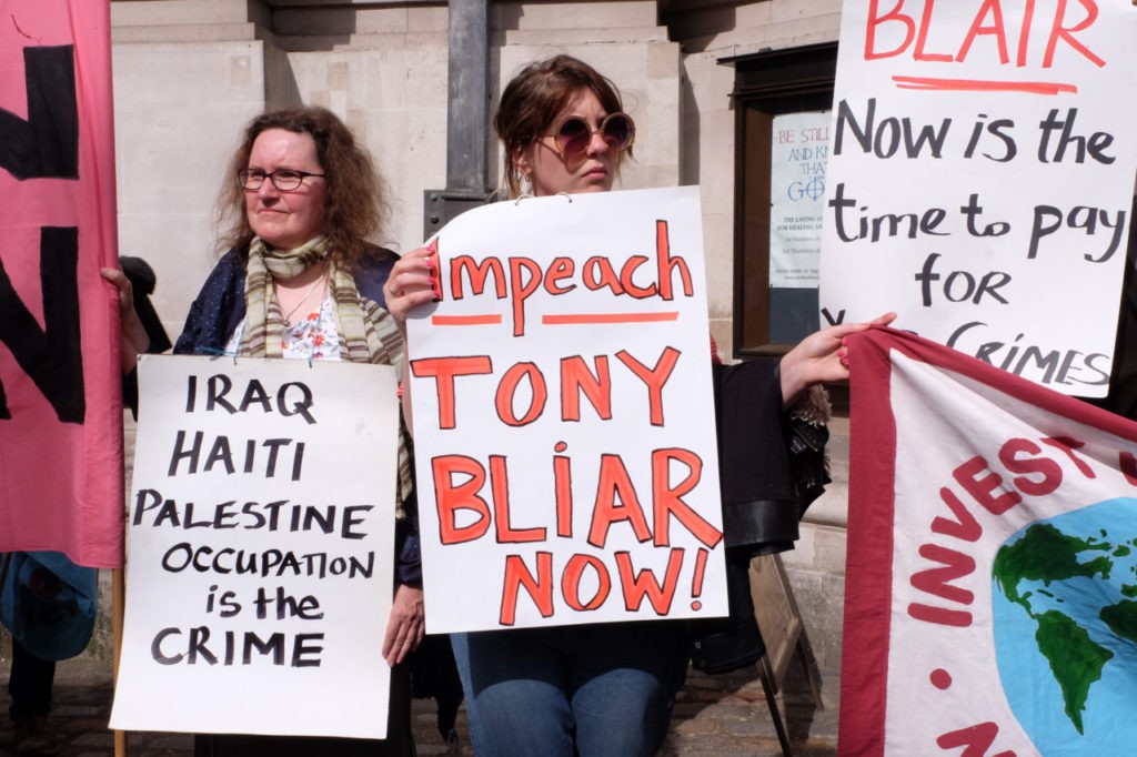 Chilcot enquiry protest