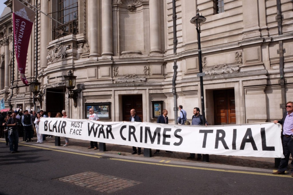 Chilcot enquiry protest