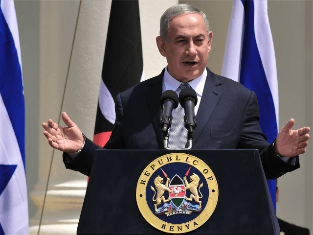 Israeli Prime Minister, Benjamin Netanyahu addresses the media at a joint press conference
