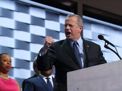 PHILADELPHIA, PA - JULY 28: Ret. Gen. John Allen delivers remarks on the fourth day of the Democratic National Convention at the Wells Fargo Center, July 28, 2016 in Philadelphia, Pennsylvania. Democratic presidential candidate Hillary Clinton received the number of votes needed to secure the party's nomination. An estimated 50,000 …