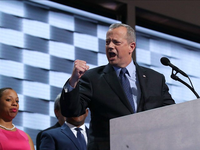 PHILADELPHIA, PA - JULY 28: Ret. Gen. John Allen delivers remarks on the fourth day of the