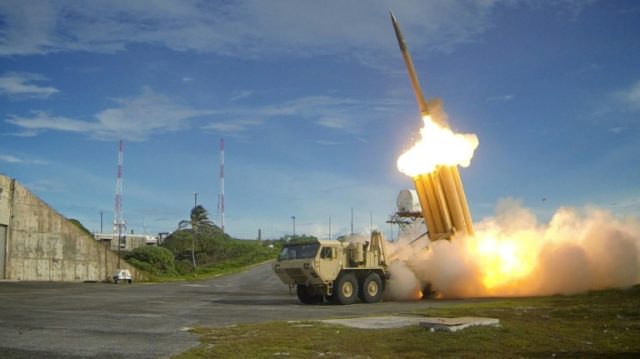 The Terminal High Altitude Area Defence system, or THAAD, is a US Army designed, anti-ball