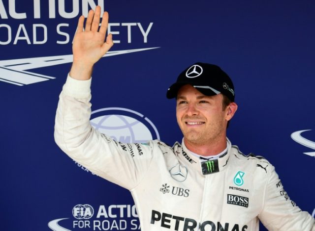 Nico Rosberg topped the times in qualifying, and will start on pole position in the Hungar