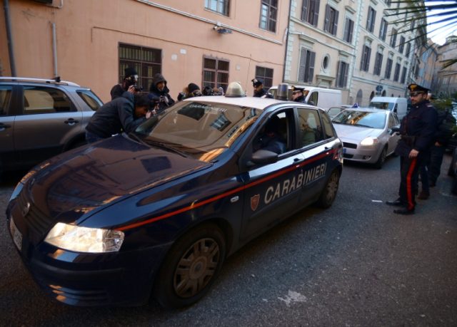 Italy's Interior Minister Angelo Alfano congratulated police on a successful sting on the