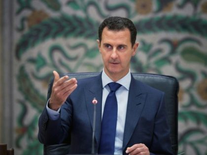 President Bashar al-Assad said only the Syrian people could "define who's going to be the president"