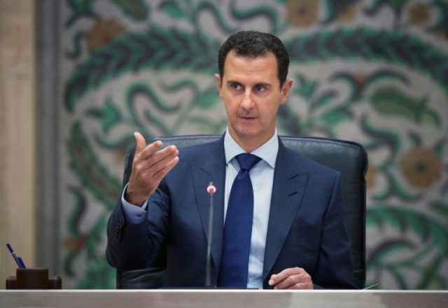President Bashar al-Assad said only the Syrian people could "define who's going to be the president"