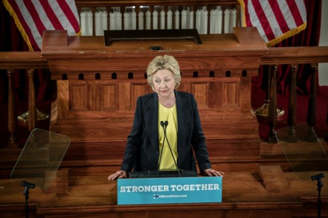 Democratic Presidential candidate Hillary Clinton speaks on race relations and policing at