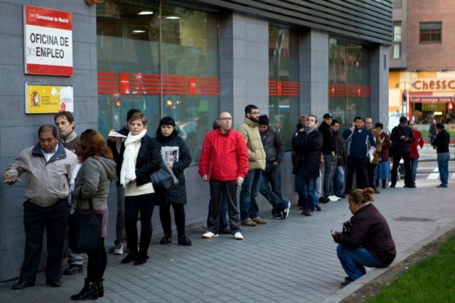 The Eurostat statistics agency said unemployment in the 19-nation eurozone fell to 10.1 pe