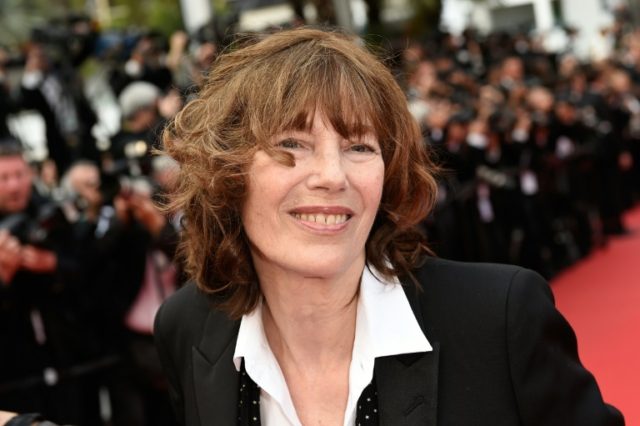 British actress and singer Jane Birkin poses as she arrives for the closing ceremony of th