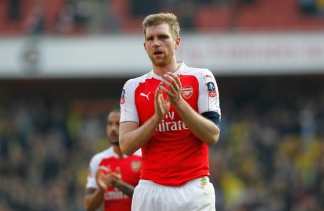Arsenal defender Per Mertesacker will be out for a few months with the knee injury that pr