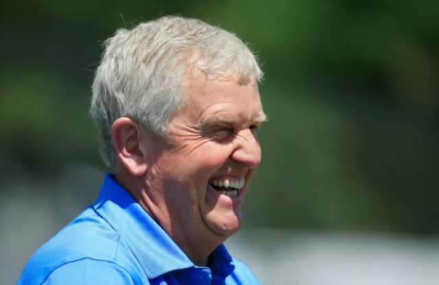 Scotland's Colin Montgomerie hit a double-bogey six at the first hole of the British Open