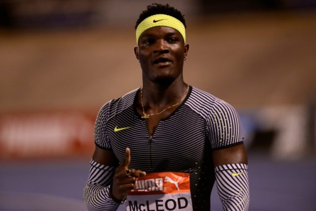 Jamaica's Omar McLeod, pictured on July 2, 2016, said that he is not worried about the Zik