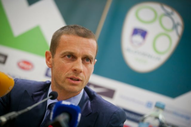 48-year-old Aleksander Ceferin, pictured on October 24, 2011, has been president of the Sl