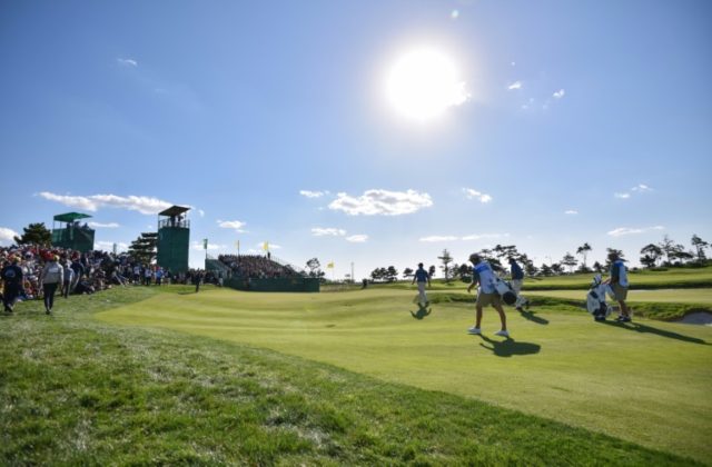The 2015 Presidents Cup was staged at the Jack Nicklaus Golf Club Korea in Incheon, which