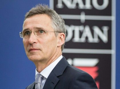 NATO chief Jens Stoltenberg arrives at the NATO summit in Warsaw, on July 9, 2016