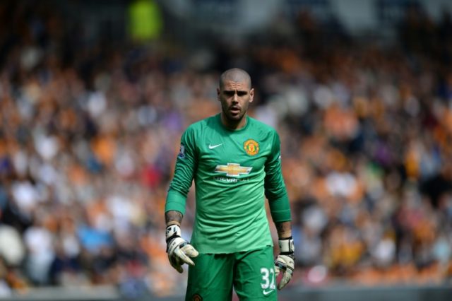 Goalkeeper Victor Valdes had a miserable time at Manchester United under then-manager Loui