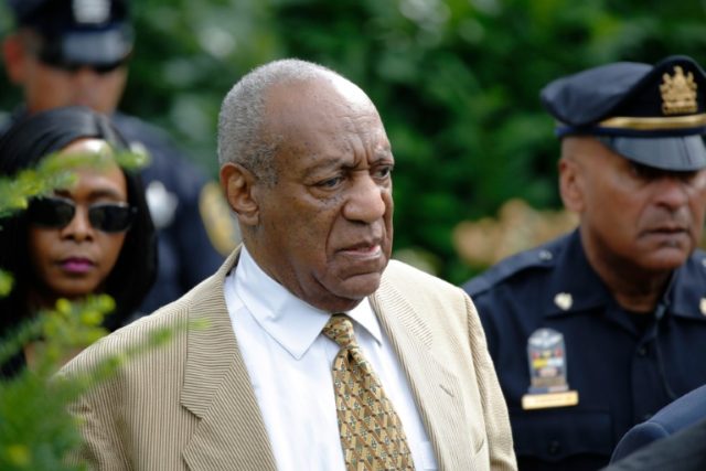 Comedian Bill Cosby departs the Montgomery County Courthouse after a hearing on July 7, 2