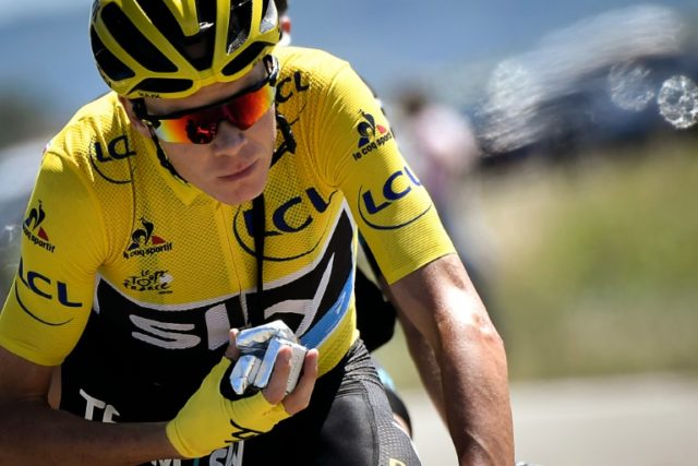 Chris Froome is in the yellow jersey as he battles to defend his Tour de France crown