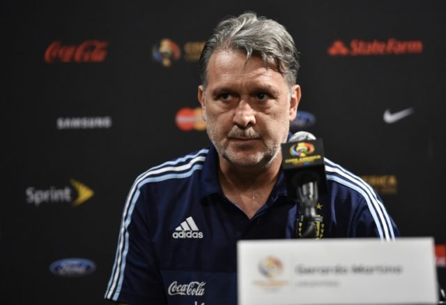 Argentina's coach Gerardo Martino, pictured on June 25, 2016, announced his resignation, d