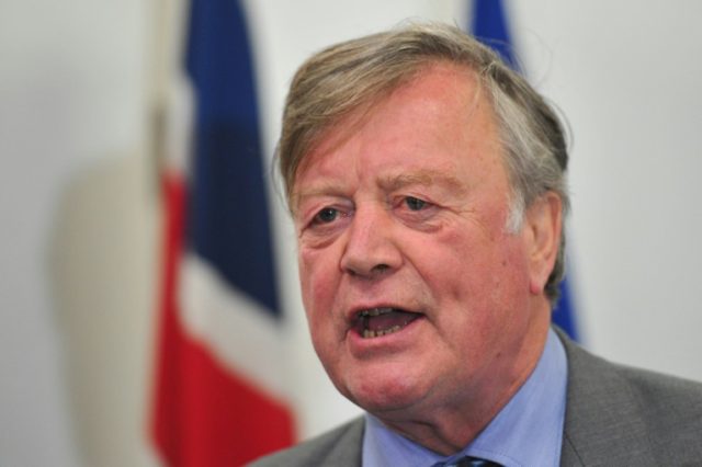 British Conservative Minister, Ken Clarke, pictured on January 30, 2013, was apparently un