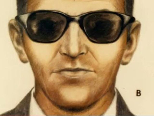 This undated sketch courtesy of the Federal Bureau of Investigation (FBI) shows D.B. Coope
