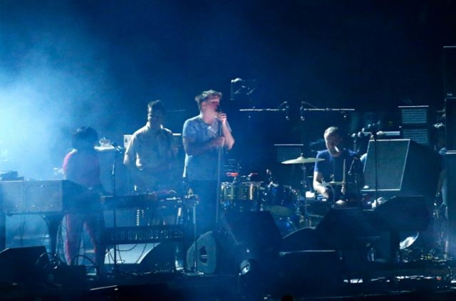 LCD Soundsystem, pictured performing on July 24, 2016, played before an enthusiastic crowd