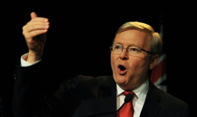 Kevin Rudd was spectacularly dumped as prime minister by his own Labor Party in 2010, with
