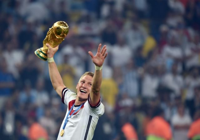 Midfielder Bastian Schweinsteiger won the World Cup with Germany at the 2014 tournament in