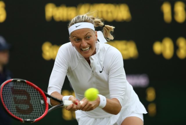 Two-time Wimbledon champion Petra Kvitova, seeded 12th, needed just 59 minutes to get past