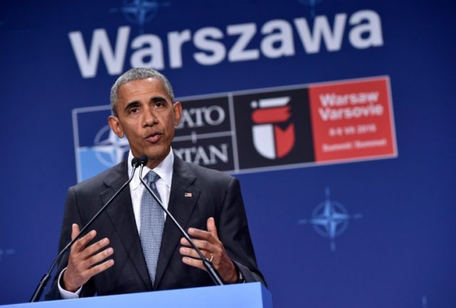 US President Barack Obama told a press conference at a NATO summit in Warsaw of the violen