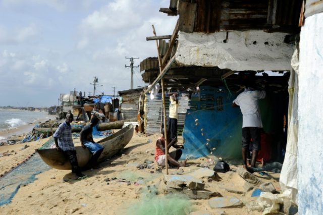 Liberia's West Point is being swallowed by the sea, tearing the heart out of the neighbour