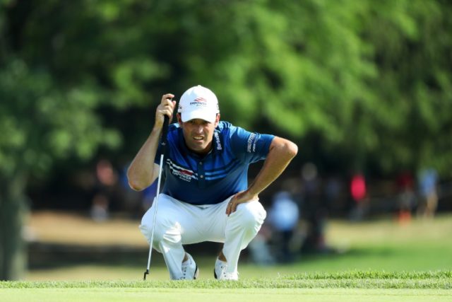 United States golfer Robert Streb, pictured on July 29, 2016, matched the all-time major l