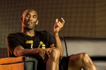 Former NBA basketball player Kobe Bryant, pictured on June 25, 2016, has cancelled his tri