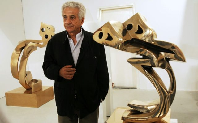 Iranian artist Parviz Tanavoli's works are displayed in major museums worldwide including