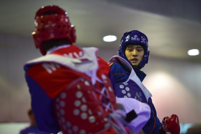 South Korea's world taekwondo champion Lee Dae-Hoon won silver in the 58-kilogram division