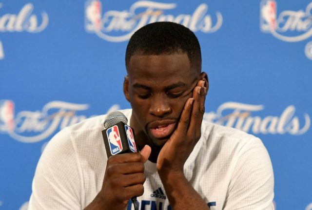 Draymond Green of the Golden State Warriors, pictured on June 19, 2016, was arrested on a