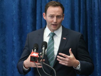 Rep. Patrick Murphy, D-Fla. speaks during a pre-legislative news conference, in Tallahassee, Fla. File