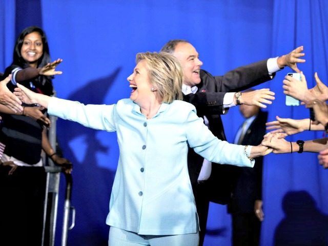 Clinton and Kaine Andrew Harnick AP