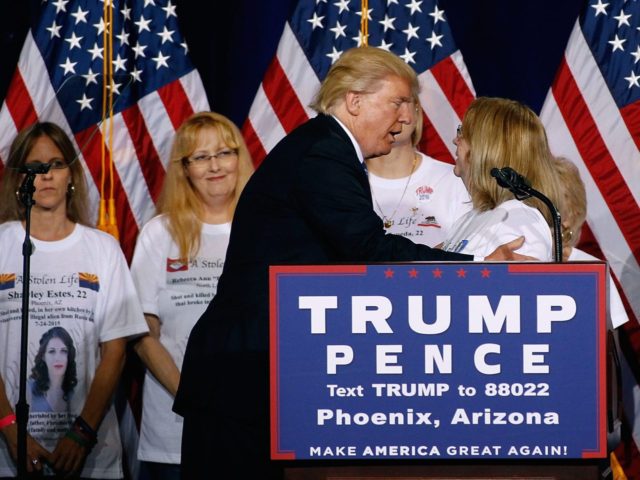 Donald Trump with Victims' Families (Ralph Freso / Getty)